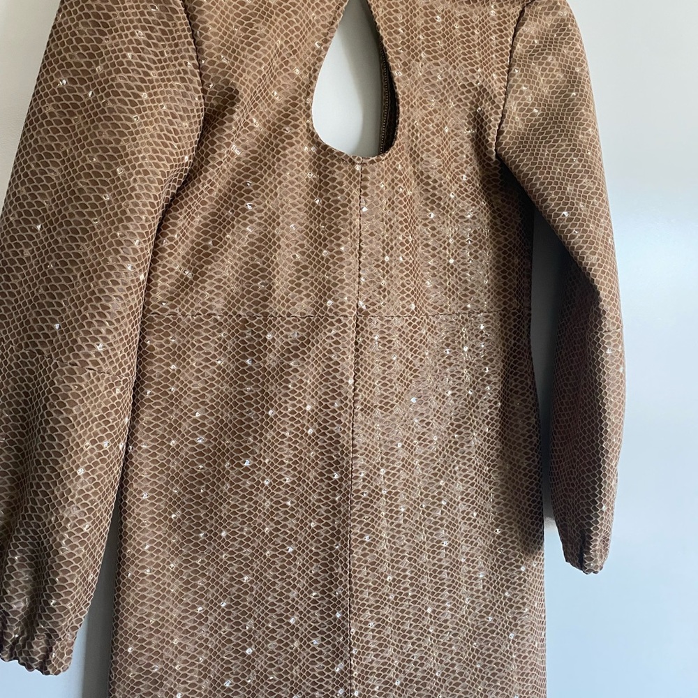 Genuine rare snakeskin dress from Saks Potts one of a kind